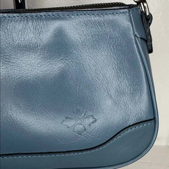 Patricia Nash Nova blue leather shoulder bag - Picture 3 of 16